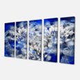 thumbnail image 2 of White Chrysanthemum Fractal Flower - Large Floral Canvas Art Print, 2 of 3