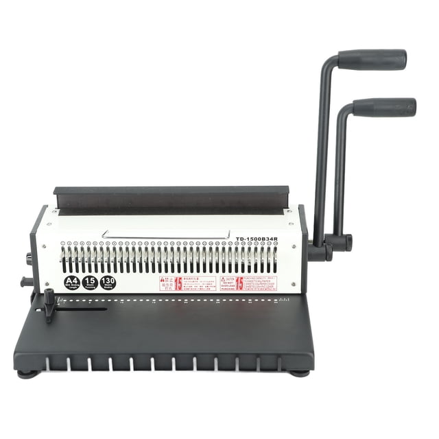 Hole Punching Binder,Binding Machine 3:1 Pitch Binding Machine Comb Binding Machine Top of the Line