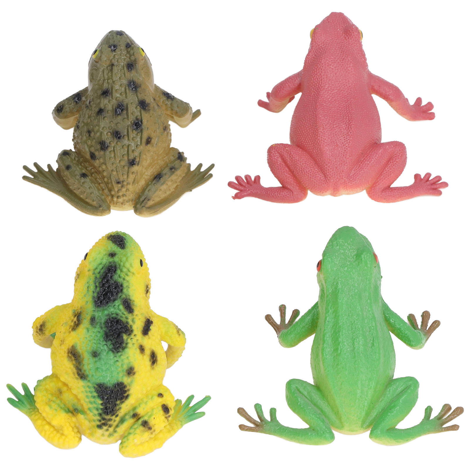 Jouet Crapaud, Ensemble de 4 Jouets Crapaud pour la Maison pour Enfants
