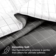 thumbnail image 2 of Bare Home Goose Down Alternative Comforter Set - 3 Piece Set - King/Cal King, Grid - Gray/White, 2 of 4