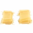 thumbnail image 3 of Organza Bags, Drawstring Design 100PCS 10x15cm Mesh Material Jewelry Bags Transparent Appearance  For Wedding For Party Decoration For Craft Gifts Rose Gold,Gold,Pink,Red, 3 of 8