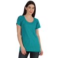 thumbnail image 1 of Inkmeso Inkmeso Womens Scoop-Neck T-shirt Short Sleeve Summer Basic Tee, 1 of 7