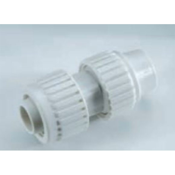 Elkhart Supply Fresh Water Fitting 16853 Flair-It; Adapter; 1/2 Inch PEX x 3/8 Inch PEX; Straight; White; Plastic; Single; With Barcoded