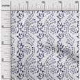 thumbnail image 2 of oneOone Rayon Purple Fabric Block Craft Projects Decor Fabric Printed By The Yard 56 Inch Wide-MW, 2 of 5