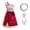 Dress with Wreath, variant on Girls Ocean Adventure Costume Dress Princess Birthday Party Outfits