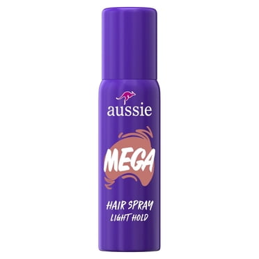 Aussie Mega Flexible Trial Hair Spray for Curly Hair, Straight Hair, and Wavy Hair