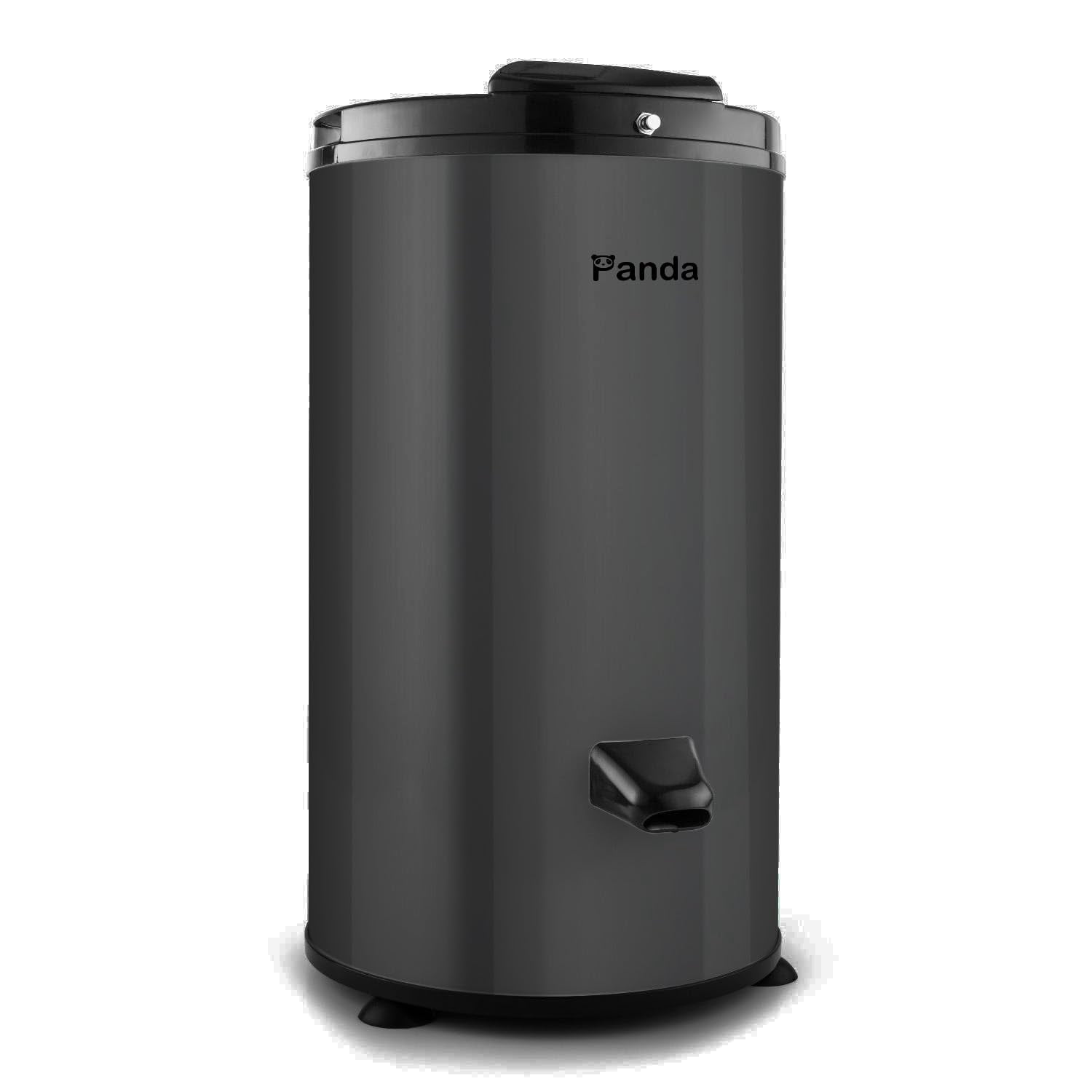 Sèche-linge portable Panda 3200 tr/min en acier inoxydable, taille appartement 110V 22 lb grande capacité, Gris