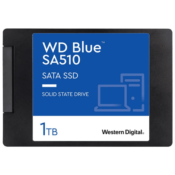 WD Blue SA510 SATA SSD 2.5”/7mm Cased - 1TB