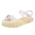 thumbnail image 2 of JDQJBZ Girl's Sandals Toddler Gladiator Jelly Sandals Heart Decor Breathable Open Toe Soft Sole, 2 of 5