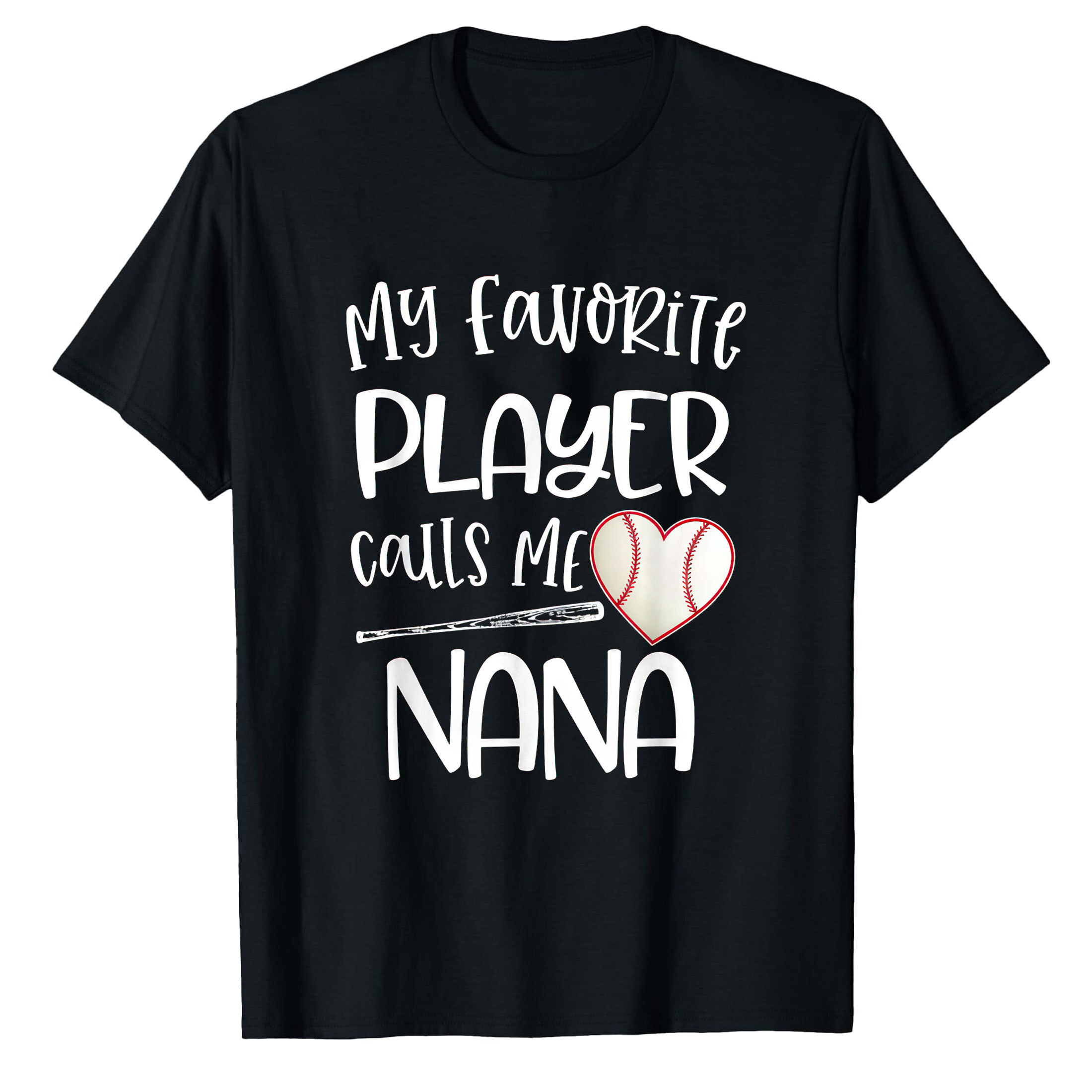 AALJY Baseball Grandma My Favorite Player Calls me Nana