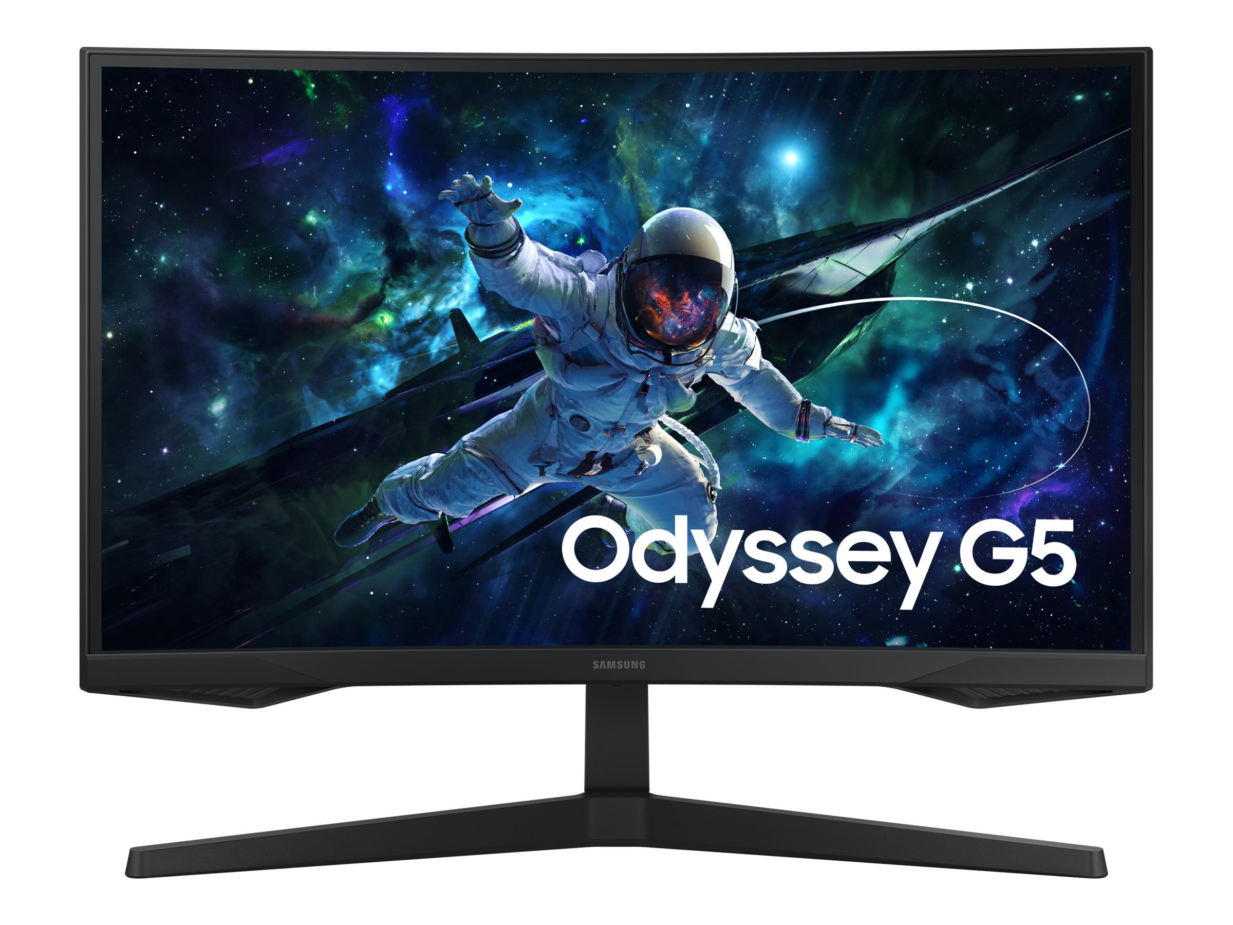 Samsung Odyssey G5 S27CG550EN - Série G55C - Moniteur LED - Gaming - Courbé - 27" - 2560 x 1440 QHD @ 165 Hz - VA - 300 cd/m² - 2500:1 - HDR10 - 1 ms - HDMI, DisplayPort - noir