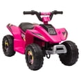 thumbnail image 1 of Aosom Kids Ride on ATV, 6V Battery Powered Quad Car for 18-36 Months, Pink, 1 of 10