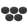 thumbnail image 2 of Transemion 5pcs Empty Aluminum Jars Cosmetic Screw Balm Lip Lid Cans Containers Black 10ml 1Set, 2 of 6