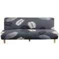 thumbnail image 1 of CHOK 2024 Futon Slipcover Armless Sofa Covers Stretch Sofa Bed Slipcover Protector Elastic (Light Gray Animal), 1 of 8
