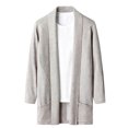 thumbnail image 1 of Sweatshirts for Men Men's Solid Color Lapel Button T-Shirt Long Sleeve Cardigan, 1 of 3