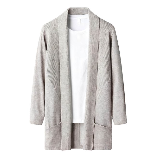 Sweatshirts for Men Men's Solid Color Lapel Button T-Shirt Long Sleeve Cardigan