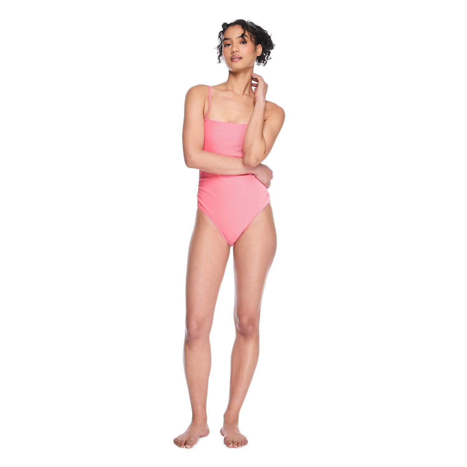 Maillot de bain froncé 1 pièce Reebok pour femmes