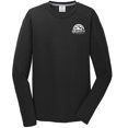 thumbnail image 1 of Gravity Outdoor Co. Performance Long Sleeve Shirt - Jet Black - White Logo - 2XL, 1 of 2