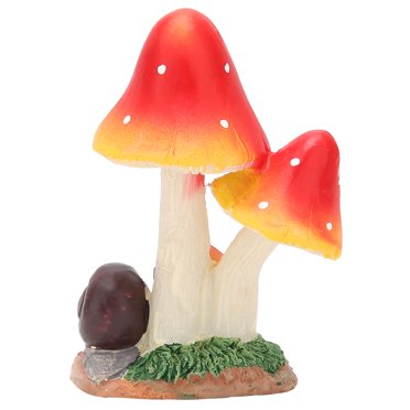 Décor de Champignons Animaux, Ornements de Jardinage Ornement de Pelouse Décor de Jardin Durabilité Éprouvée