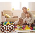 thumbnail image 3 of DDBASKET Rectangular Football Baskets Kids Storage Bins Baby Boy Basket Kids Toy Storage Bin Organizer Box Football Room Decor for Home(Football Basket), 3 of 7