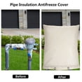 thumbnail image 2 of Iumwxz Organizers and Storage Large Water Pipe Protection Faucet Cover Faucet Protection Dresser Shelf Cabinet White Polyester Today Discount, 2 of 8