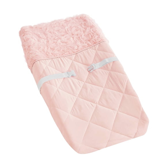 Sweet Jojo Designs Housse de Matelas à Langer Rose Floral pour Bébé Fille - Rose Clair Luxueux Élégant Princesse Vintage Boho Chic Luxe Charmant Haut de Gamme