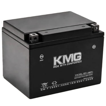 KMG KMG YIX30L-BS Batterie AGM 12V 28Ah 385CCA, VTT Moto Motoneige UTV