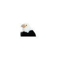 thumbnail image 2 of Aurora Stuffed Animals Mini Flopsie-Liberty (Bald Eagle) 8", 2 of 3