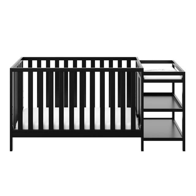 Storkcraft Pacific 4-in-1 Convertible Crib & Changer with Bonus Water-Resistant Change Pad