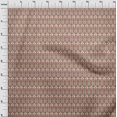 thumbnail image 4 of oneOone Silk Tabby Tawny Brown Fabric Geometric Craft Projects Decor Fabric Printed By The Yard 42 Inch Wide, 4 of 5