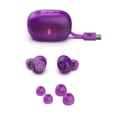 thumbnail image 3 of Jlab Go Pop ANC True Wireless Earbuds - Transparent Purple, 3 of 6