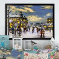 thumbnail image 1 of Designart Paris In Christmas Winter I Traditional Framed Wall Art, 1 of 4