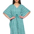 thumbnail image 4 of Moomaya Sortie de Plage Kaftan pour Bikini, Robe Caftan Longue Maxi pour Femmes - L-XL, 4 of 6
