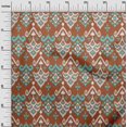 thumbnail image 2 of oneOone Tissu Popeline de Coton Damas Ikat Imprimé 1 Yard 42 Pouces de Large, 2 of 4