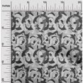 thumbnail image 2 of oneOone Georgette Viscose Gray Fabric Abstract Craft Projects Decor Fabric Printed By The Yard 42 Inch Wide, 2 of 4
