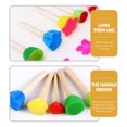 thumbnail image 4 of Foam Sponge Paint Brushes for Kids Art Crafts Assorted Colors 20 Pieces Safe and Durable, 4 of 8
