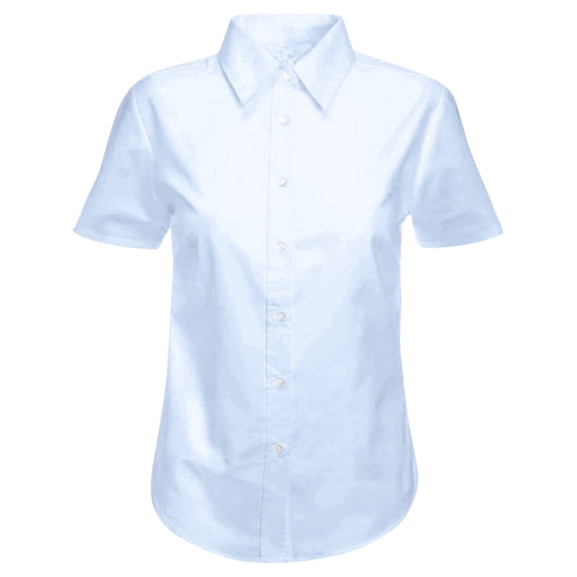 Hiiyo Chemise Habillée pour Grandes Filles, Manches Courtes, Boutonnée, Classique, École