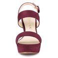 thumbnail image 2 of BLISSFUL STEP Women's Slingback Platform Chunky Heeled Sandals, 2 of 4