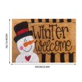 thumbnail image 3 of TIELUTT Tapis de Rédaction Tapis des Fêtes Tapis de Bienvenue pour Porte Tapis de Porte en Polyester Couverture Jetée Non Pelucheuse Tapis Salon Couverture Jetée d'Automne pour Canapé compatible avec Couverture en Macramé Couverture Jetée Écureuil, 3 of 8