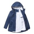 thumbnail image 2 of BESTSPR Veste d'Hiver à Capuche en Laine d'Agneau pour Femmes Veste en Coton pour Femmes, 2 of 6