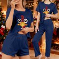 thumbnail image 2 of Womens Pajamas Set, Casual Pants and Tops Sleepwear, 2 of 8