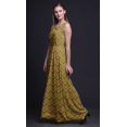 thumbnail image 4 of Bimba Ikat Robe Longue Débardeur pour Femmes Maxi Col Rond Imprimée Robe de Soirée - X-Grand, 4 of 6