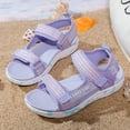 thumbnail image 2 of Kcodviy Children Shoes Beach Sandals Big Girls Slides Light Girl Sandals Big Girls Slide on Sandals Children Soft Bottom Girls Summer Shoes Size 1 Beach Shoes, 2 of 4