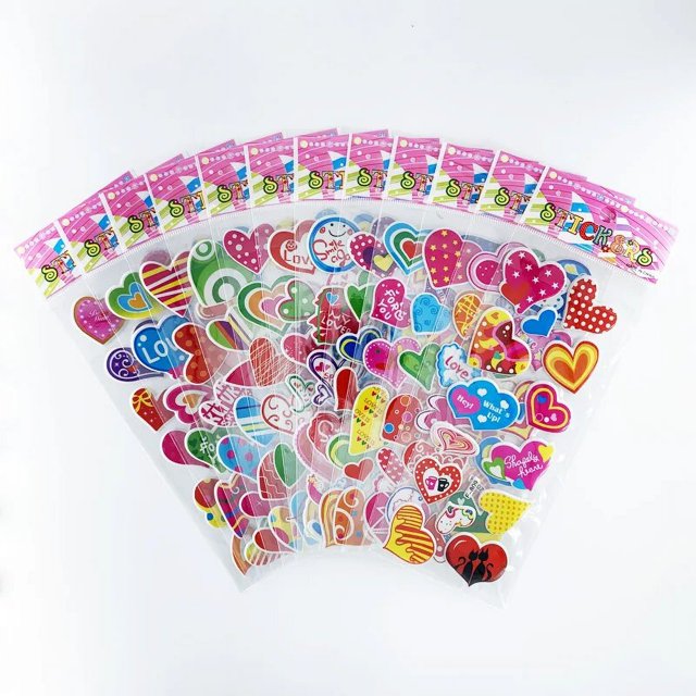12 Sheets/Set Dinosaur Series Cartoon Stickers For Child Notebook Skateboard DIY Waterproof Cute Sticker Toy Boys Gift Love 1