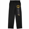 thumbnail image 4 of DC Comics Batman Logo Racing Stripe Mens Nightwear Lounge Sleep Pants, 4 of 7