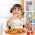 thumbnail image 2 of Childrens Kids Pizza Slices Toppings Pretend Dinner Kitchen Play Food Toy Gift, 2 of 8