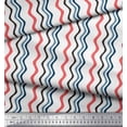 thumbnail image 2 of Soimoi Cotton Voile Fabric Waves Artistic Print Sewing Fabric Yard 42 Inch Wide, 2 of 3