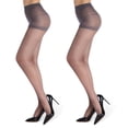thumbnail image 1 of Collants de Classification de Produit - Titre de Produit Lot de 2 Collants Transparents Taille Haute pour Femmes 20D avec Soutien et Orteils Renforcés Collants 2 Pcs, 1 of 4