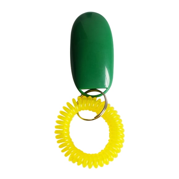 Agiferg Portable Dog Button Clicker Sound Trainer Pet Training Tool Wrist Band Accessory