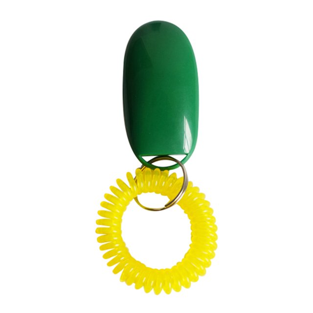 Agiferg Portable Dog Button Clicker Sound Trainer Pet Training Tool Wrist Band Accessory